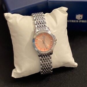 Montres Prestige X Invicta Watch - Pink and Copper Dial, Rhinestone Details